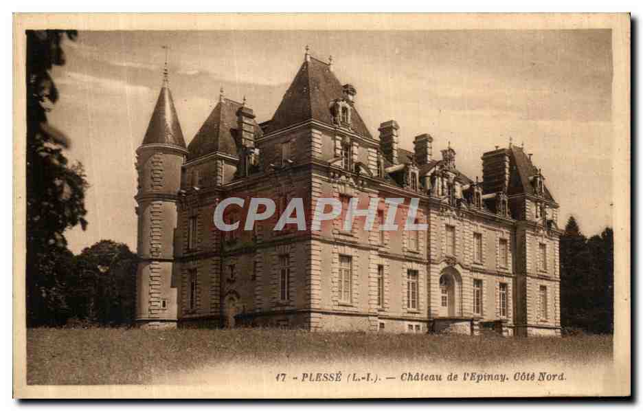 CPA Plesse Chateau de L Epinay 