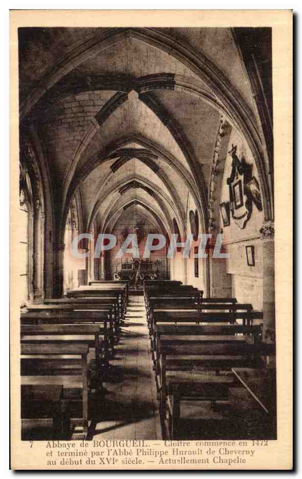 CPA Bourgueil Abbaye Chapelle