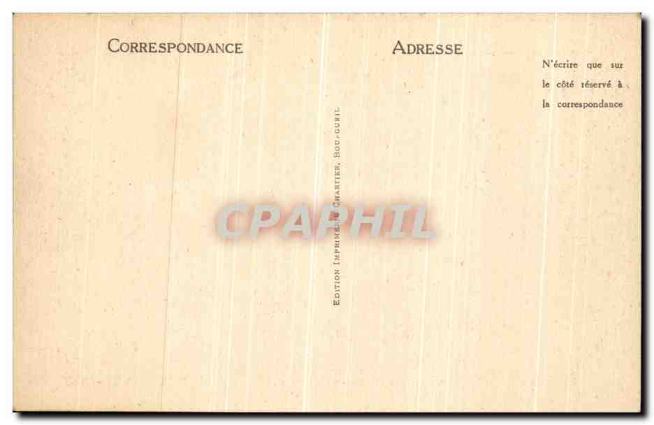 CPA Bourgueil Abbaye Chatea Greniers de l abbaye Bassin du grand jardin de l abbe — Rückseite