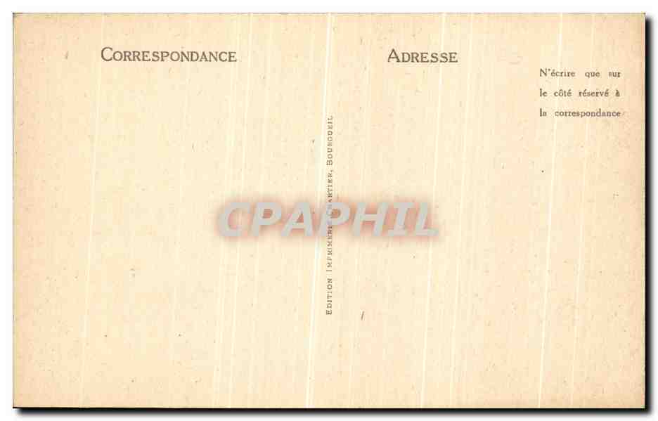 CPA Abbate de Bourgueil Portail du Chateau Armoiries de l abbe Leonor d Estampes Archeveque de Reims — Rückseite