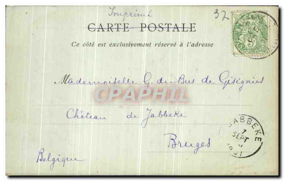 CPA Le Chateau de Chenonceaux Le pont Levis  — Rückseite