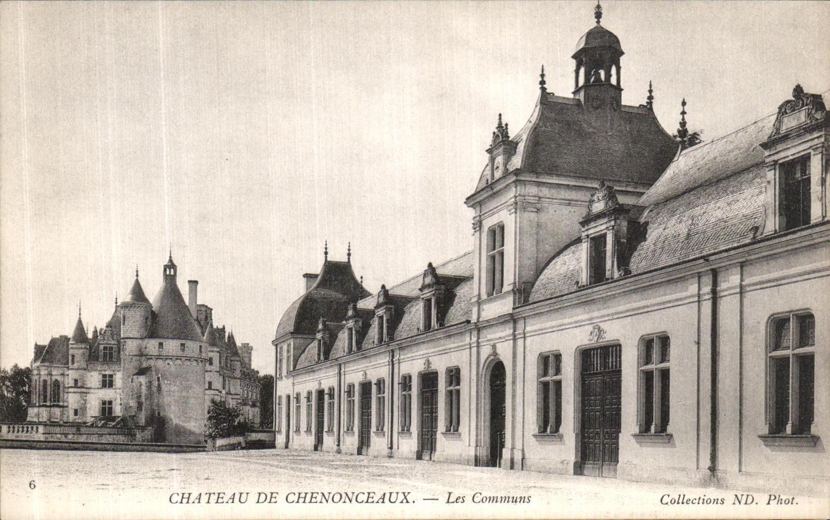 CPA Le Chateau de Chenonceaux Les Communs