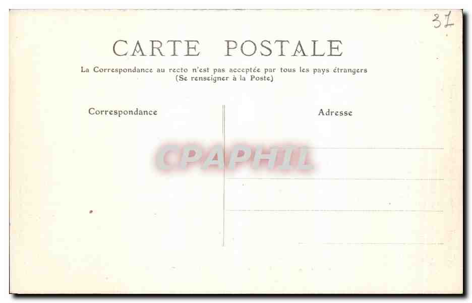 CPA Le Chateau de Chenonceaux L Entree — Rückseite