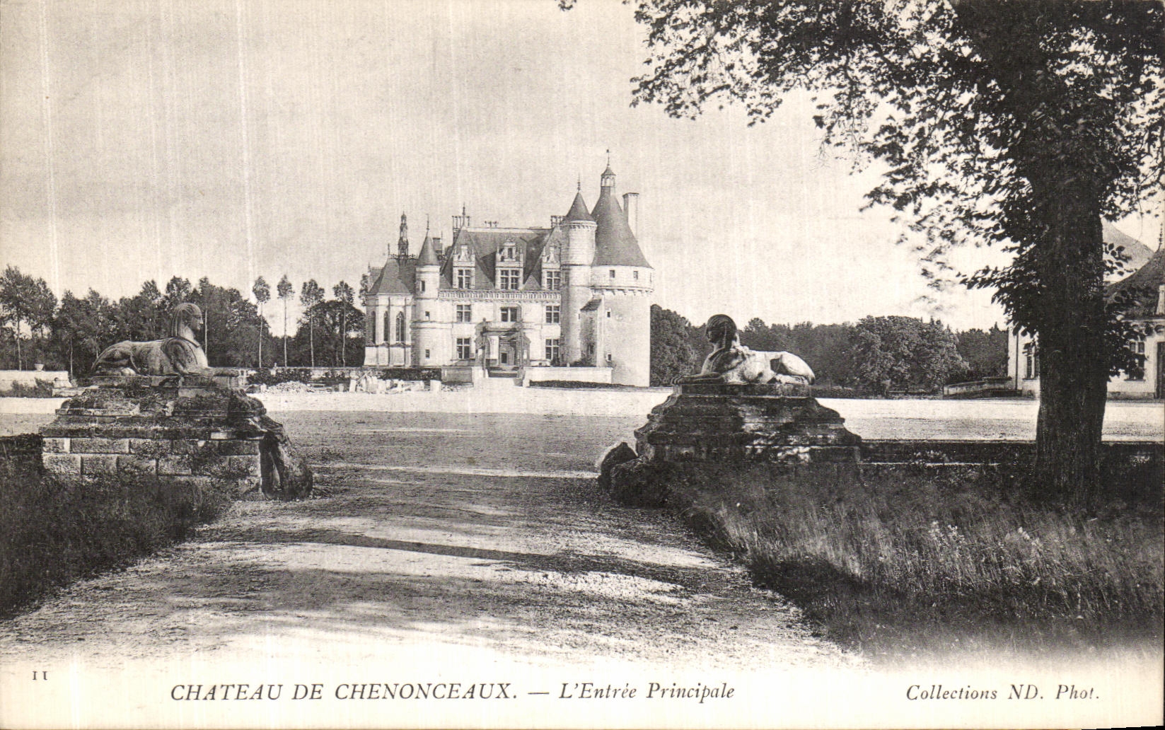 CPA Le Chateau de Chenonceaux L Entree Principale 