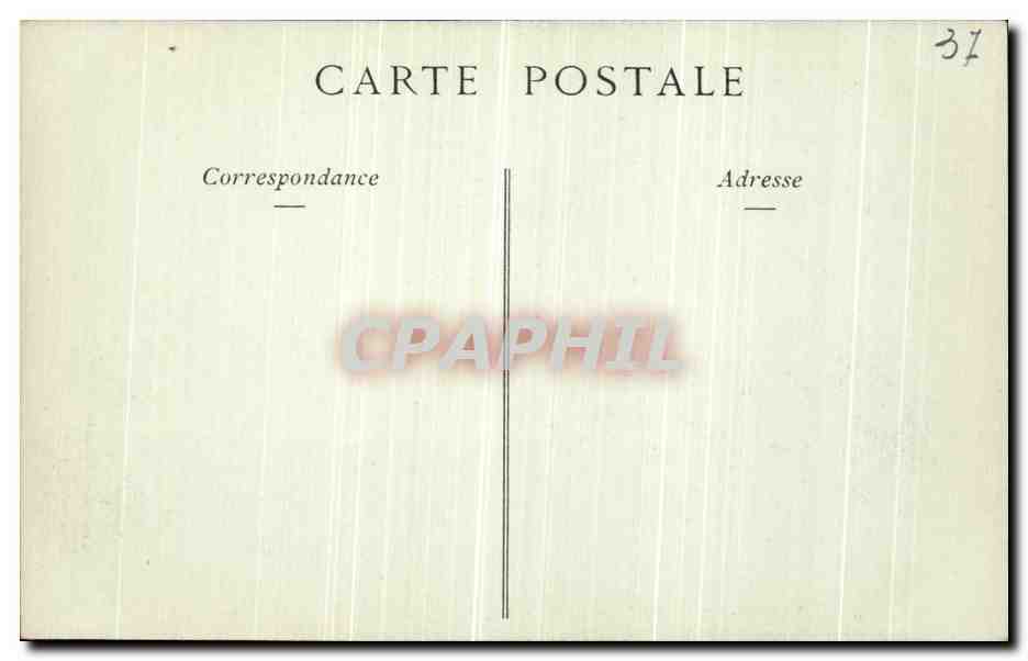 CPA Le Chateau de Chenonceaux L Entree Principale  — Rückseite