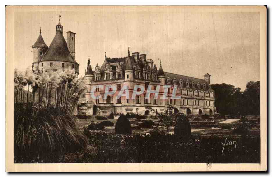 CPA Chenonceaux Le Chateau Vue Generale