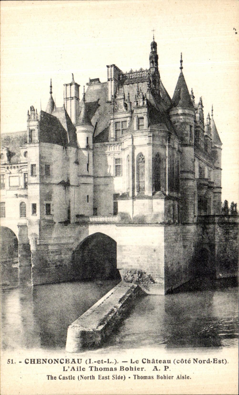 CPA Chenonceaux Le Chateau L Aile Thomas Bohier 