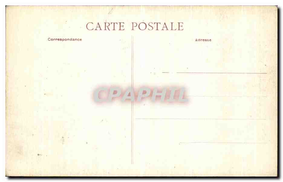 CPA Chenonceaux Le Chateau La Facade Meridionale  — Rückseite