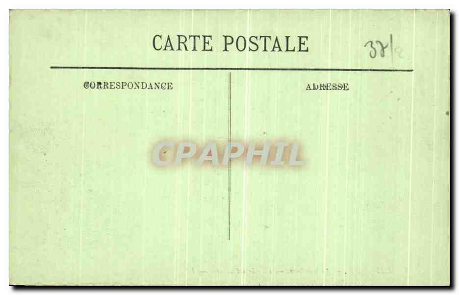 CPA Langeais Le Chateau Facade Interieure  — Rückseite