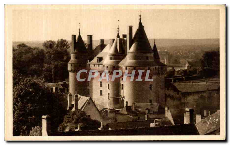 Langeais (Indre-et-Loire) — Façade nord du château — Les Éditions d'Art WYON, Paris