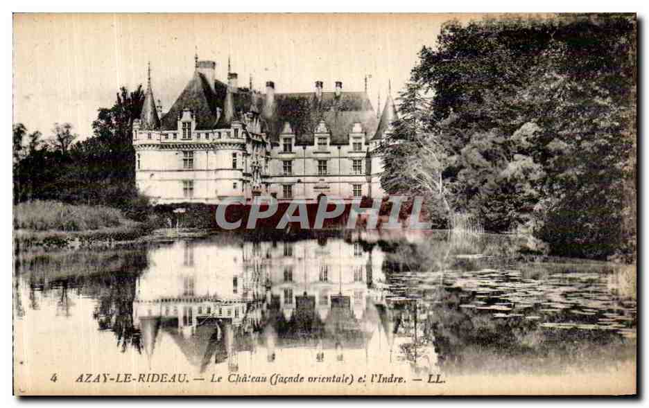 CPA Azay Le Rideau Le Chateau L Indre 
