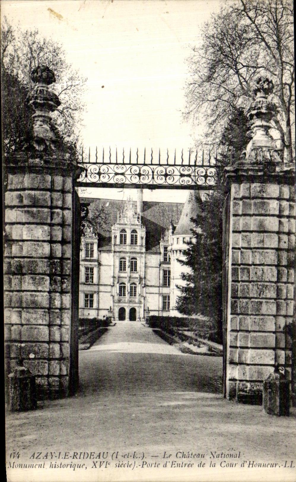 CPA Azay Le Rideau Le Chateau National Monument Historique 