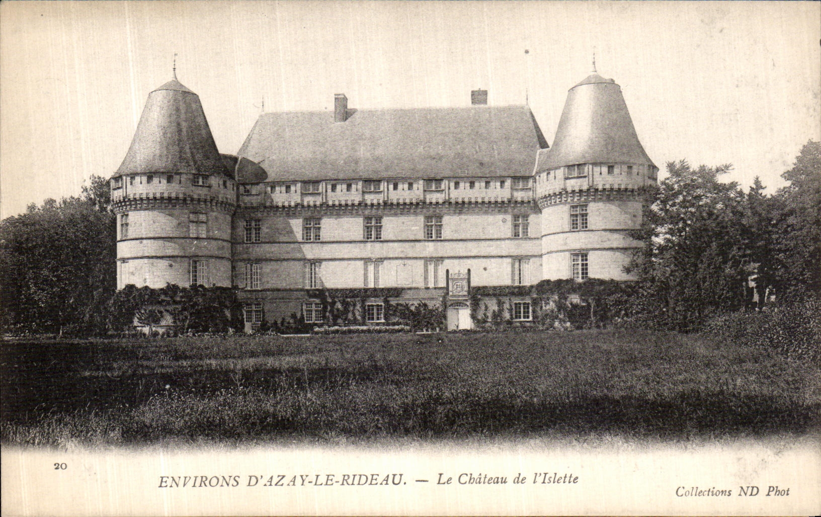 CPA Environs d Azay Le Rideau Le Chateau de I Islette 