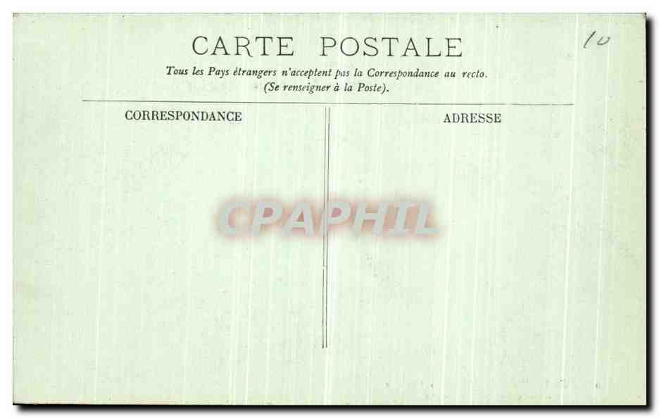 CPA Azay Le Rideau Le Chateau La Chateau du Roi  — Rückseite