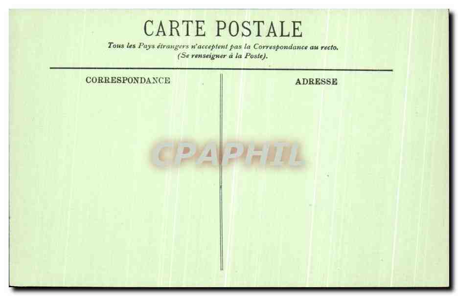 CPA Azay Le Rideau Le Chateau La Facade Nord  — Rückseite