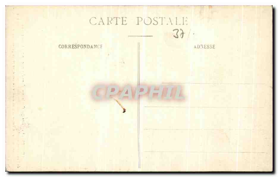 CPA Loches La Porte des Cordeliers L Une des Cinq Portes a pont leis  — Rückseite