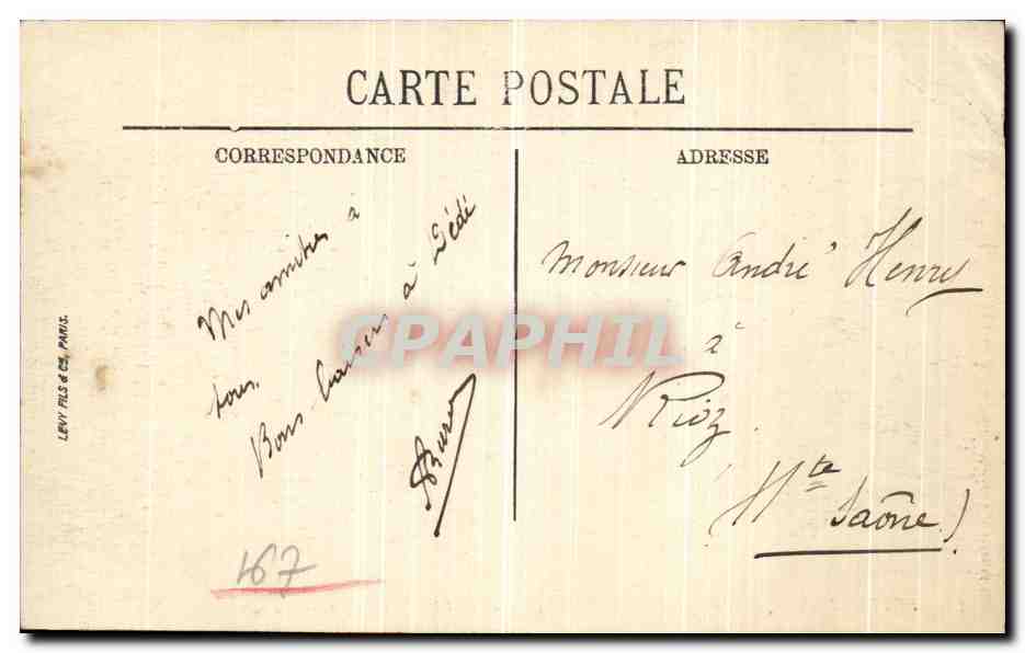 CPA Rethondes Vue Sur l Aisne Mont St Marc — Rückseite