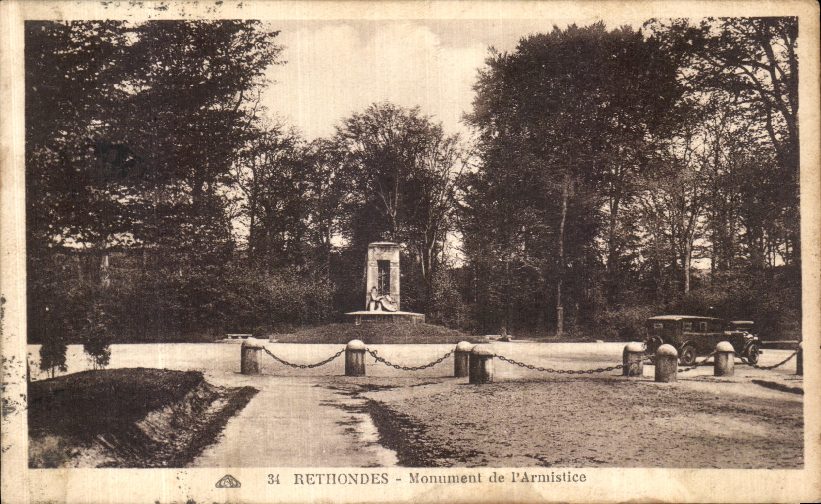 Rethondes - Monument de l'Armistice — éditeur inconnu, n° 34