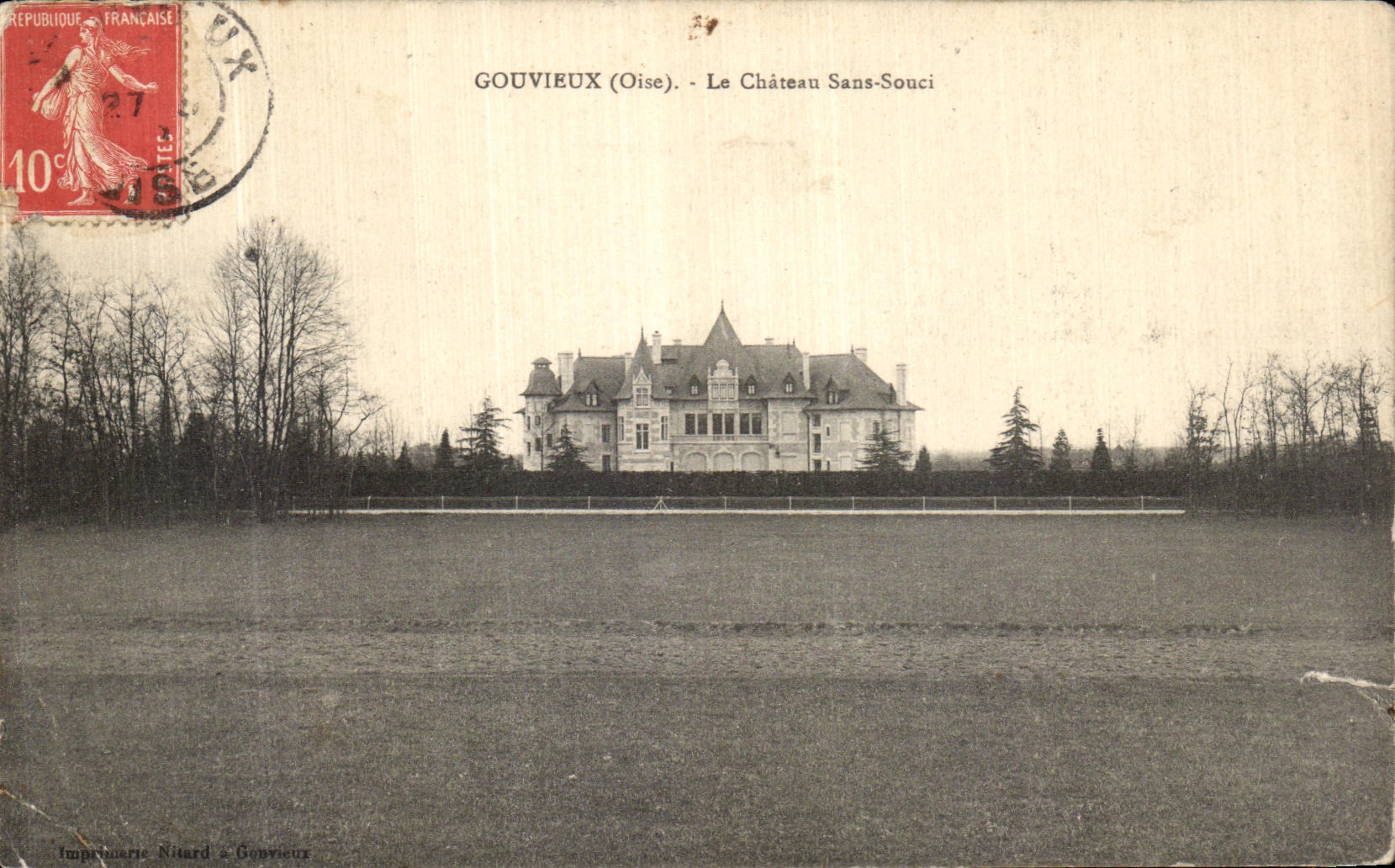 CPA Gouvieux Le Chateau Sant Souci