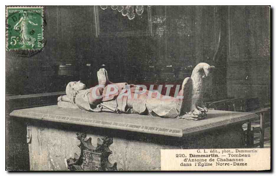 CPA Dammartin Tombeau D Antoine de Chabannes dans l eglise Notre Dame 