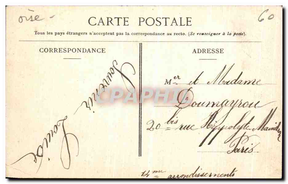 CPA Dammartin Tombeau D Antoine de Chabannes dans l eglise Notre Dame  — Rückseite
