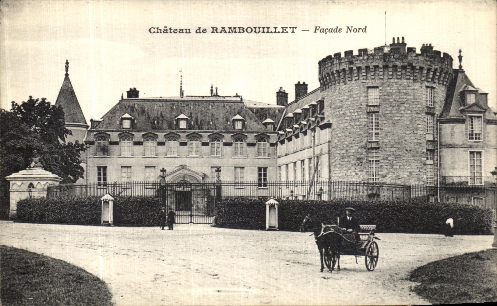 CPA Chateau de Rambouillet Facade Nord 