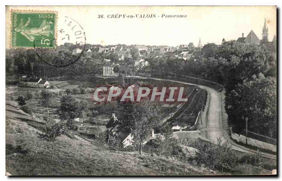 Crépy-en-Valois - Panorama — editor no identificado, n° de serie 36