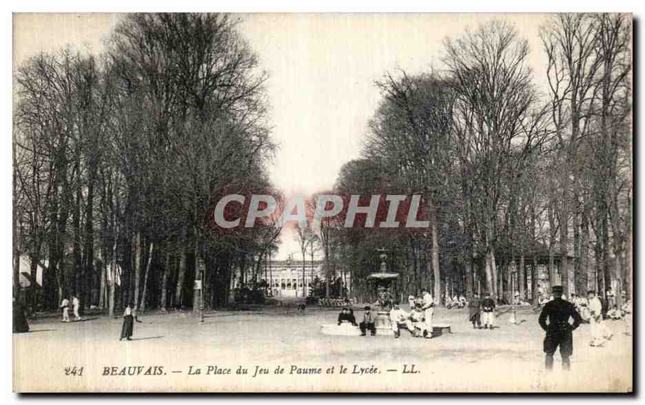 Beauvais — Die Place du Jeu de Paume und das Lycée — LL. n° 441