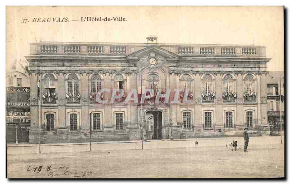 Beauvais — L'Hôtel-de-Ville — éditeur L. 198-04