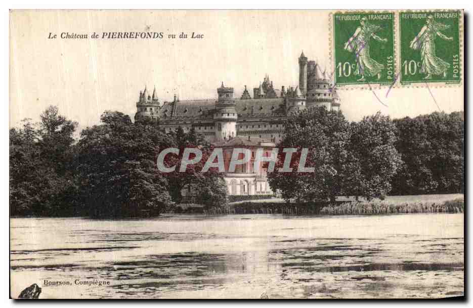 CPA Pierrefonds Le Chateau de Vu Du Lac 