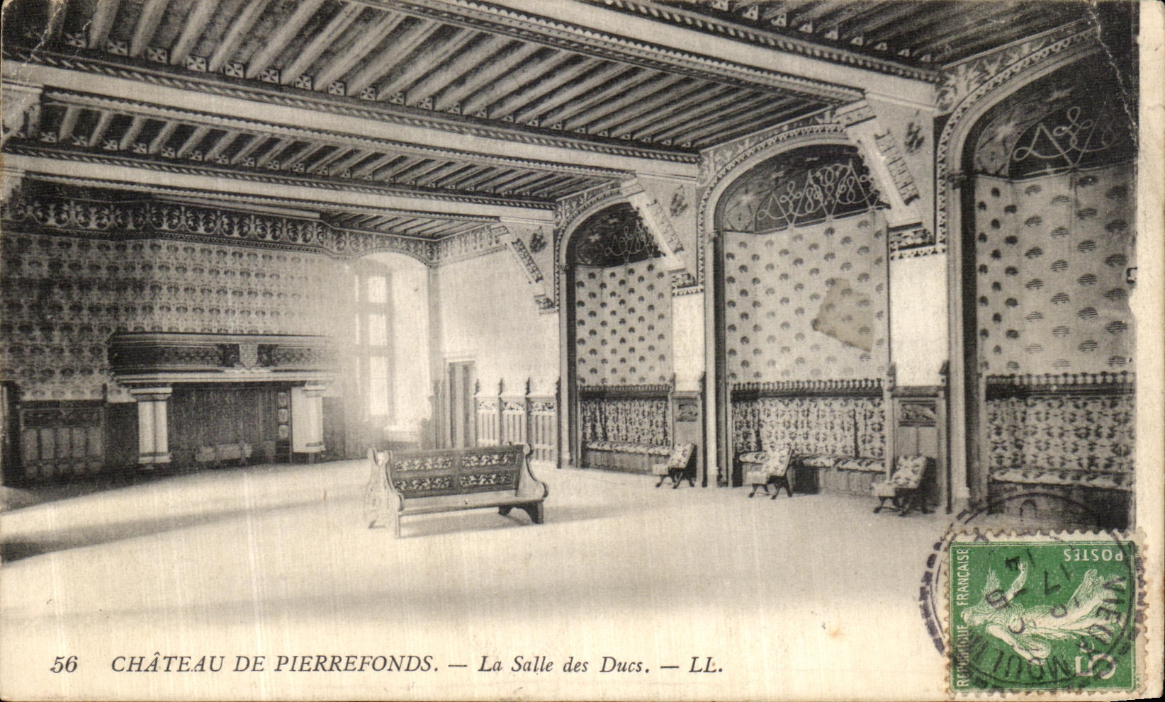 Château de Pierrefonds — La Salle des Ducs — LL. — n° 56