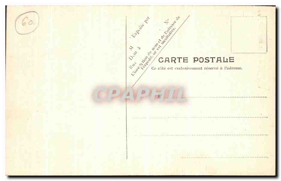 Pierrefonds — Le Château, Statue du duc d'Orléans — V.P. Paris No. 7 — Reverso