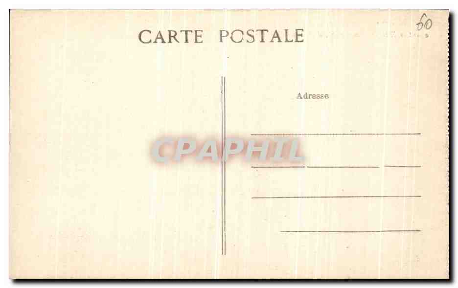 Château de Pierrefonds — avant la Restauration (1830), d'après une Gravure — Rückseite