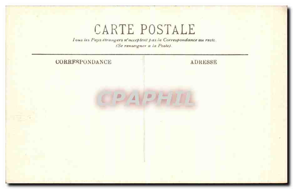 CPA Chateau de Pierrefonds et l Etang Cote Ouest — Rückseite