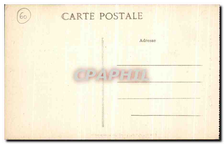 CPA Compiegne La Statue de Jeanne d Arc — Verso