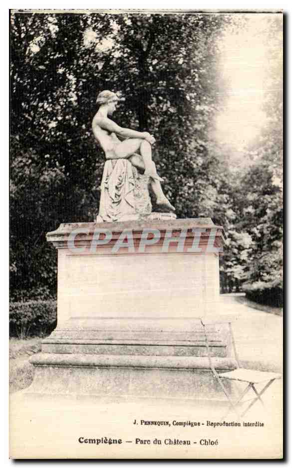 CPA Compiegne Parc du Chateau Chloe