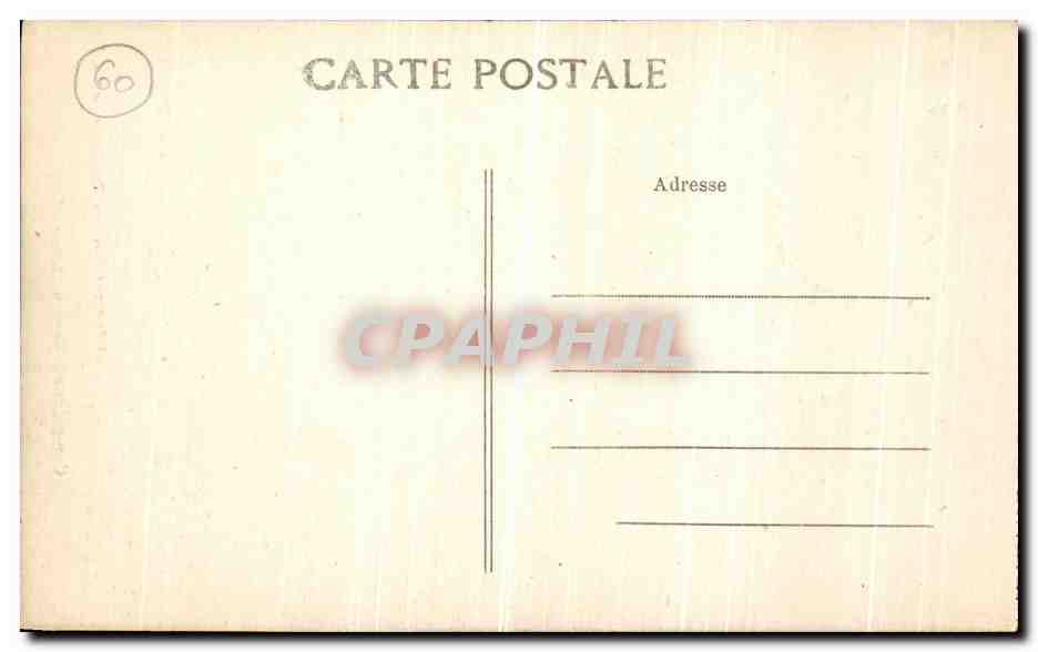 CPA Compiegne Parc du Chateau Chloe — Verso
