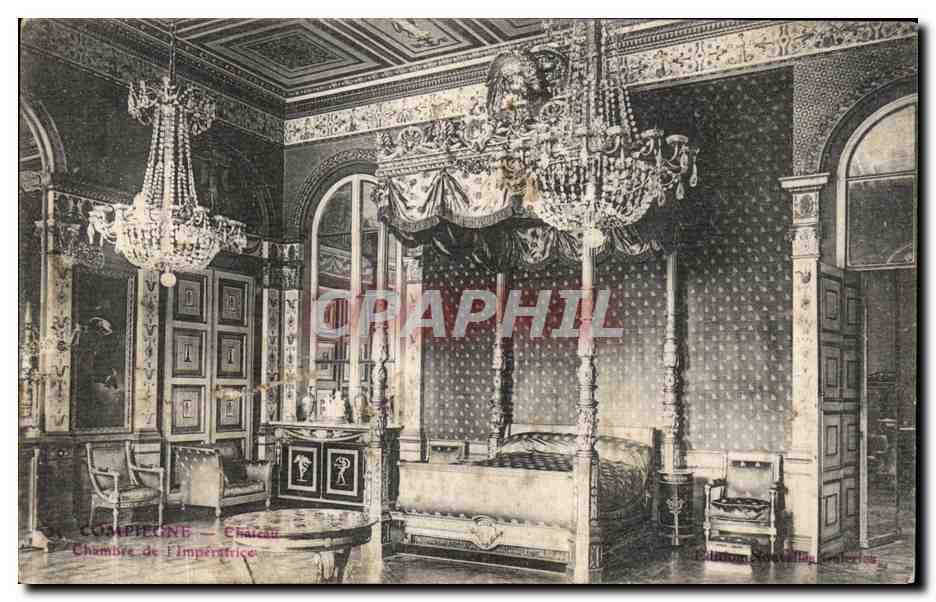 CPA Compiegne Chateau Chambre de l lmperatrice
