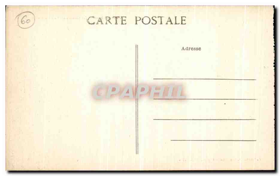 Compiègne — Le Château (Vue du Parc) — J. Presnequin, Compiègne — Verso