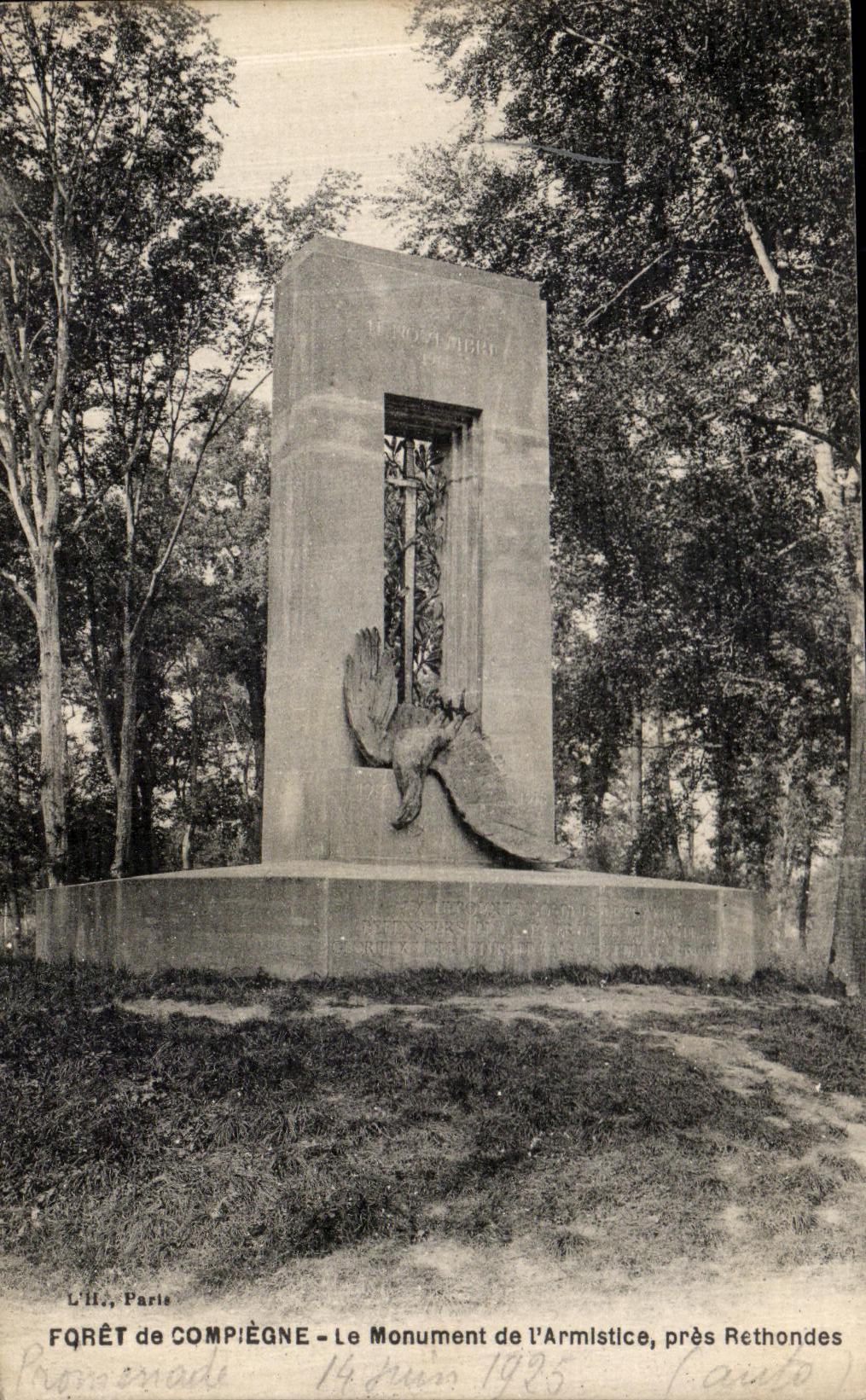 Monument de l'Armistice à Compiègne — près Rethondes — L'Île, Paris