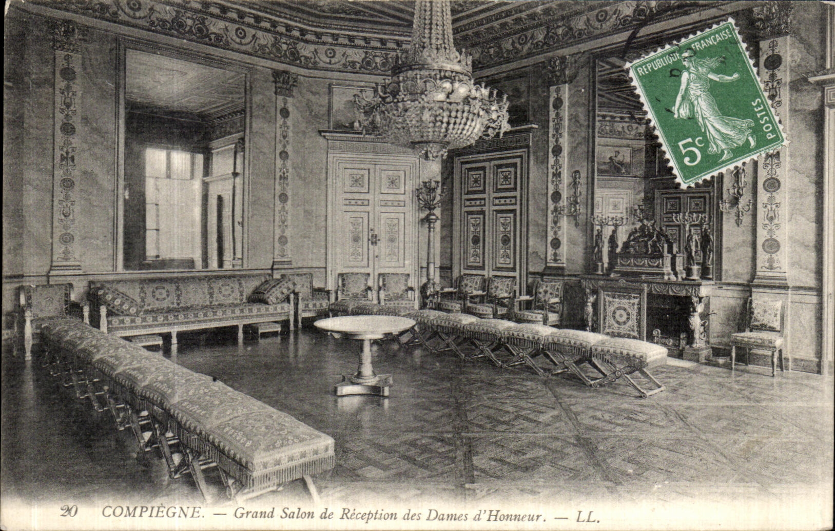 Compiègne — Grand Salon de Réception des Dames d'Honneur — LL. n°20