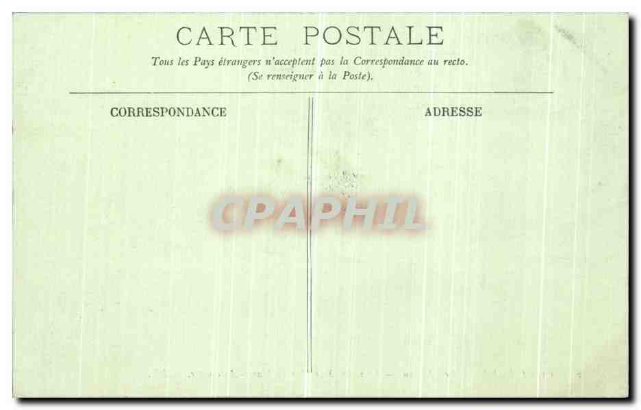 CPA Compiegne Le Chateau Chambre a Coucher de Marie Antoinette — Verso