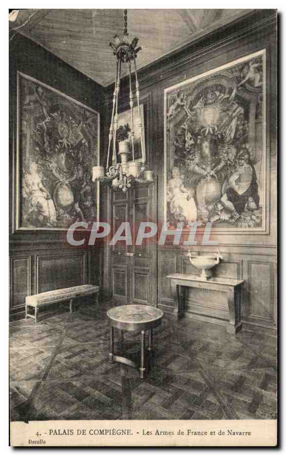 Palace of Compiègne — The Arms of France and Navarre — Decalle, n°4