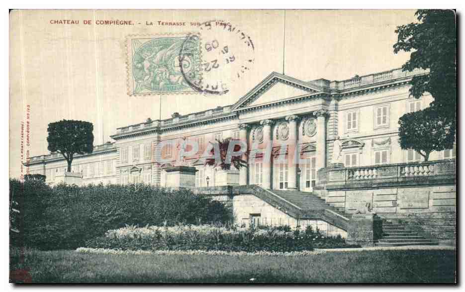 Château de Compiègne — La Terrasse sur la Pâquis — Édition Compiègne N°133