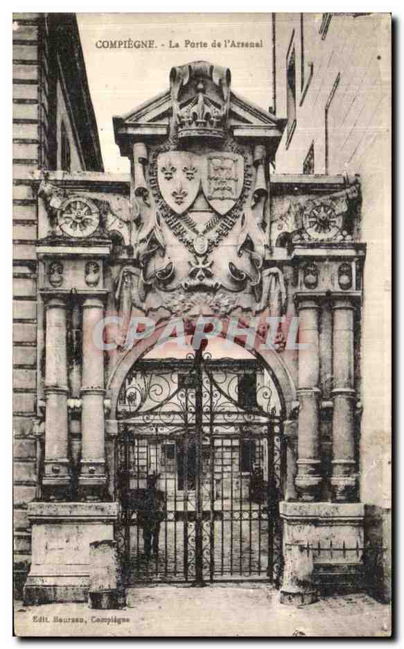 CPA Compiegne La Porte de L Arsenal