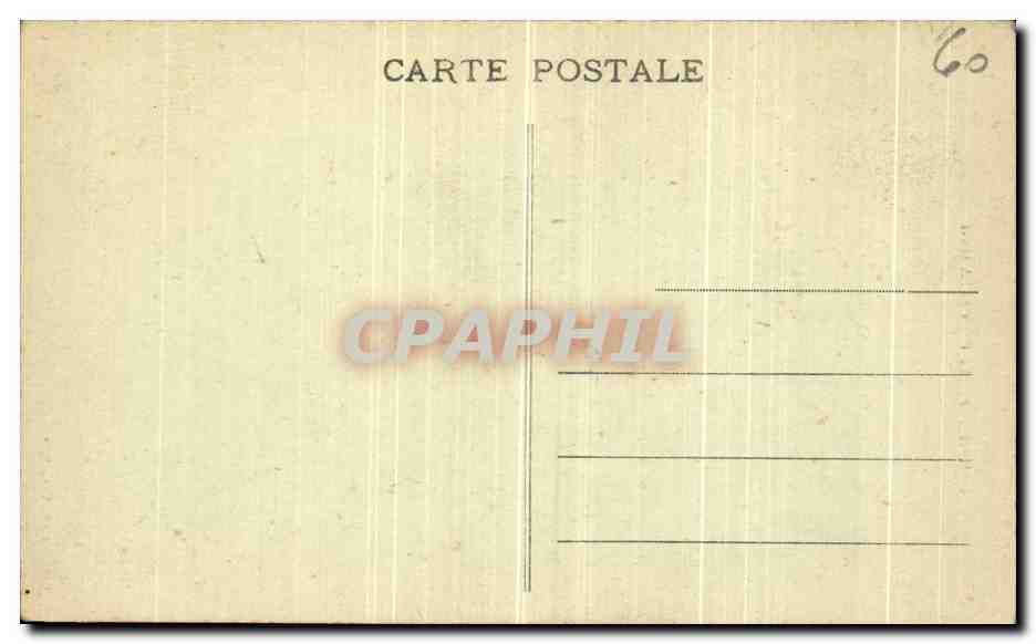 CPA Compiegne La Porte de L Arsenal — Rückseite