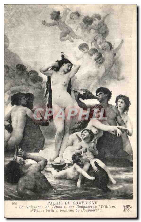 CPA Palais De Compiegne La Naissance de Venus par Bouguereau