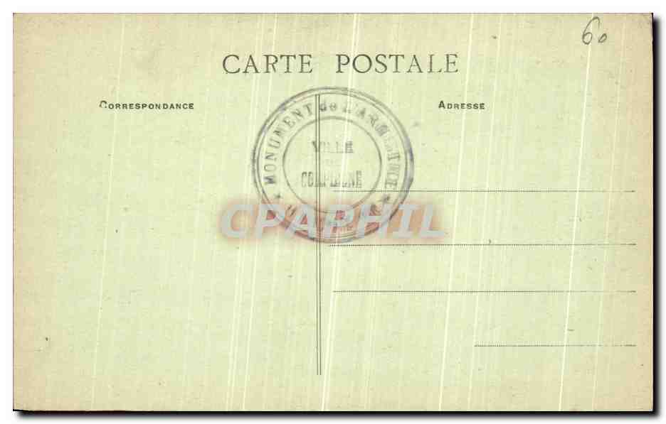 CPA Foret de Compiegne Clairiere de la Victoire Militaria — Rückseite