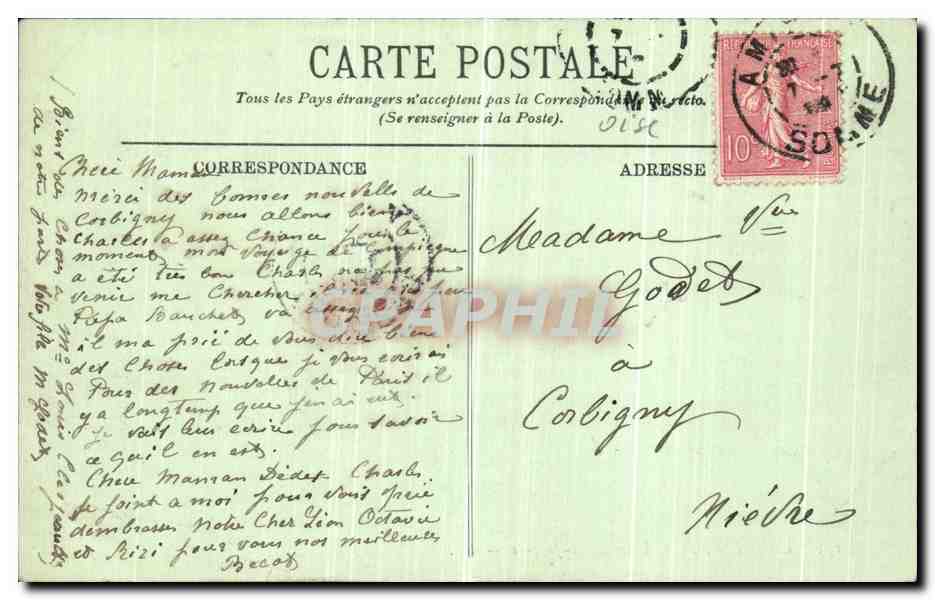 CPA Compiegne Place Saint Jacques — Reverso