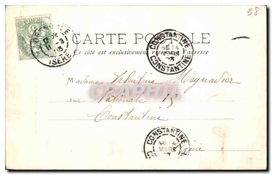 Grenoble — La Porte Saint-Laurent — Phot. H. Thiervoz — Rückseite